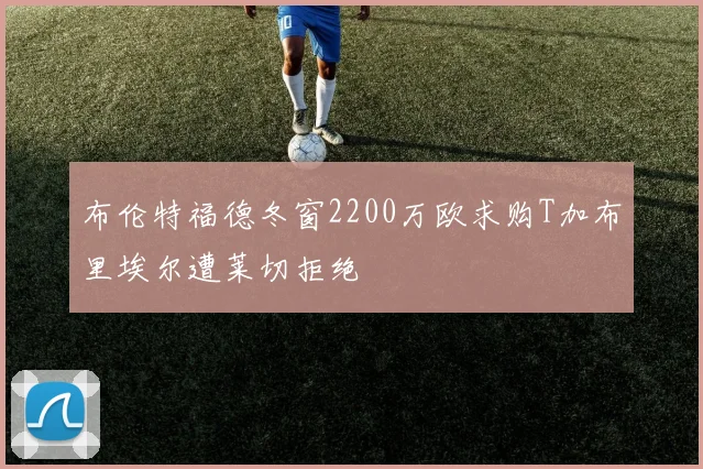 布伦特福德冬窗2200万欧求购T加布里埃尔遭莱切拒绝